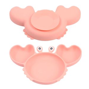 Round 3 Years Old Silicone Dinnerware Set Microwave Safe Soft