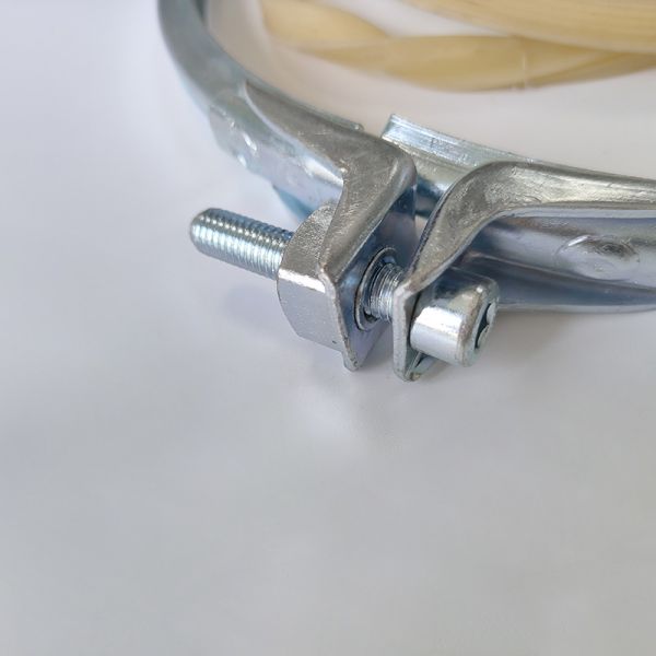 Heavy Duty Pipe Clamps with Adjustable Gasket Thickness and Two-Piece Structure for Dust Collection Systems in SUS304