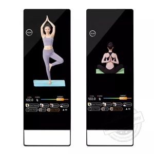 Personalized Virtual Trainer Magic Fitness Mirror 32inch HD LCD Magic Workout
