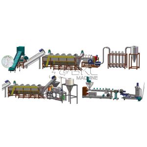 China 500kg/h Hard Plastic PP Daily Chemical Bottle Recycling Washing Production plant on sale