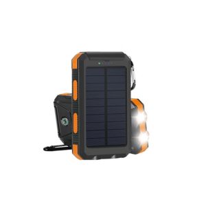 Waterproof Solar USB Power Bank / Solar Mobile Power Bank 8000mah With Compass