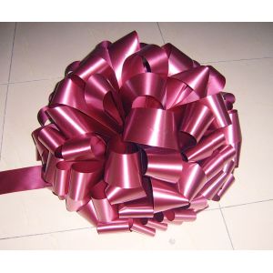 15“ large size wedding Pom Pom bow in thick PP or PET materials for decoration