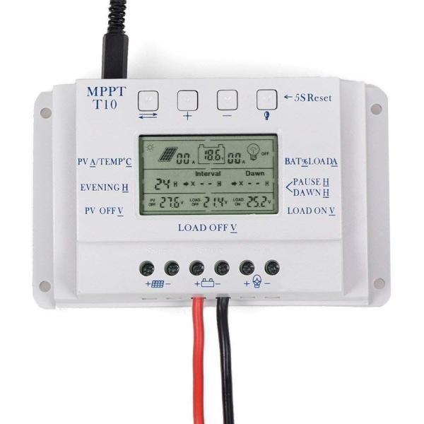Quality 10A - 60A Intelligent Solar Charge Controller With 12A And MPPT Technology for sale