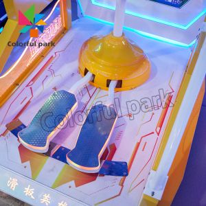 Skateboard Kid Arcade Machine Scooter 140cm Length Play Mode Adjustable