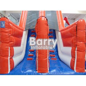 Adults Giant Inflatable Blow Up Obstacle Course Games 30 X 8 X 7m 0.9mm PVC