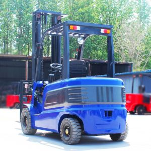 5 Ton Cheap Four Wheels Full Electric Forklift With Refrigerator Clip Made in