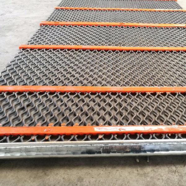 Quality Poly ripple screen self cleaning wire screen rectangular shape aperture as require for sale