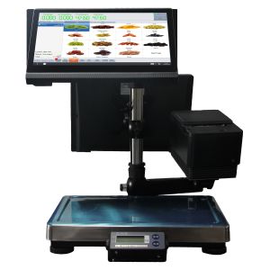 Capacitive Touch Screen Multifunctional POS Machine with Weight Scale and Dual