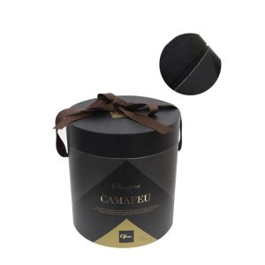 China Recycled materials wholesale custom logo luxury black children toy gift box with lid on sale