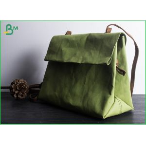 Dark Green 150cm Width Washable Kraft Liner Paper Untear Surface And Fastness