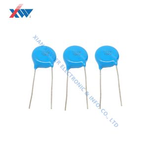10KV 102K 1000pF High Voltage Ceramic Capacitor TH Low Dissipation Blue Epoxy HV