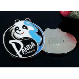 Wholesale Zinc alloy metal panda magnetic paint refrigerator magnets tourist attractions cartoon enamel refrigerator magnets from china suppliers