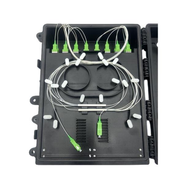 PC ABS IP68 FTTH Fiber Optic Distribution Box with and Temperature Range of -40C