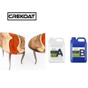 Multipurpose Liquid Glass Epoxy Resin Sanded Live Edge River Table Epoxy Resin