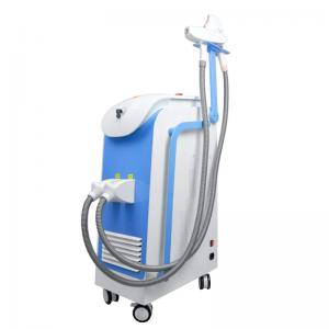 China Q Switched Nd Yag Shr Hair Removal Machine Vertical Dark Spot Tattoo Removal Equipment on sale