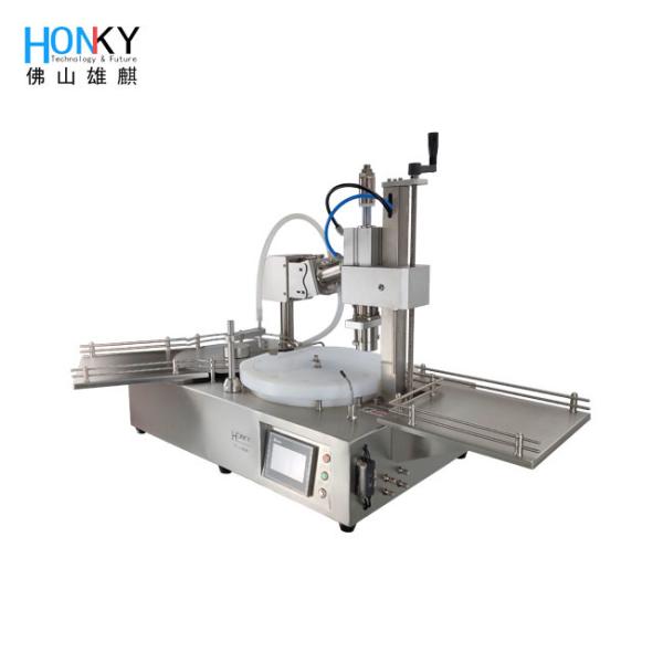 Automatic 10ml Glass Vial Filling Capping Machine 600W 25BPM