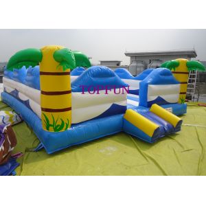 Wholesale OEM PVC Tarpaulin 5 x 5 m Inflatable Bounce House With Tree Column from china suppliers