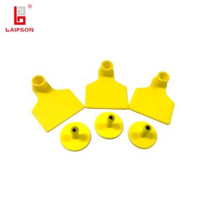 56MM Visible Ovine Cow Cattle Sheep Ear Tag With TPU For Livestock Identificatio