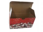 Custom Christmas Gift Box Colorful Auto Lock Paperboard Box Printed E Flute