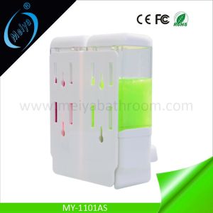 double soap holder, wall mounted soap container