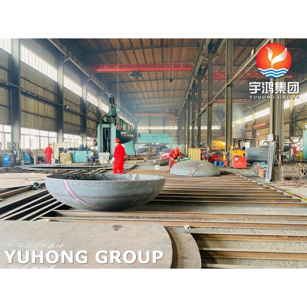 ASME U Stamp 2:1 Elliptical Head Q245R NACE Certified for Refinery Sour Service Vessels