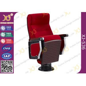 PU Molded Foam Cushion Church Auditorium Seating / Folding Theater Seats