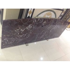 Rosso Levanto Marble Stone Slab With White Veins Stone Natural Countertop Purple
