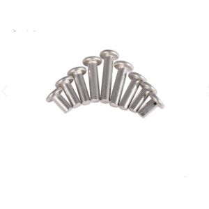 1/4 1/2 7/16 Stainless Steel Flat head solid rivet custom M6 M12 M13 Round head