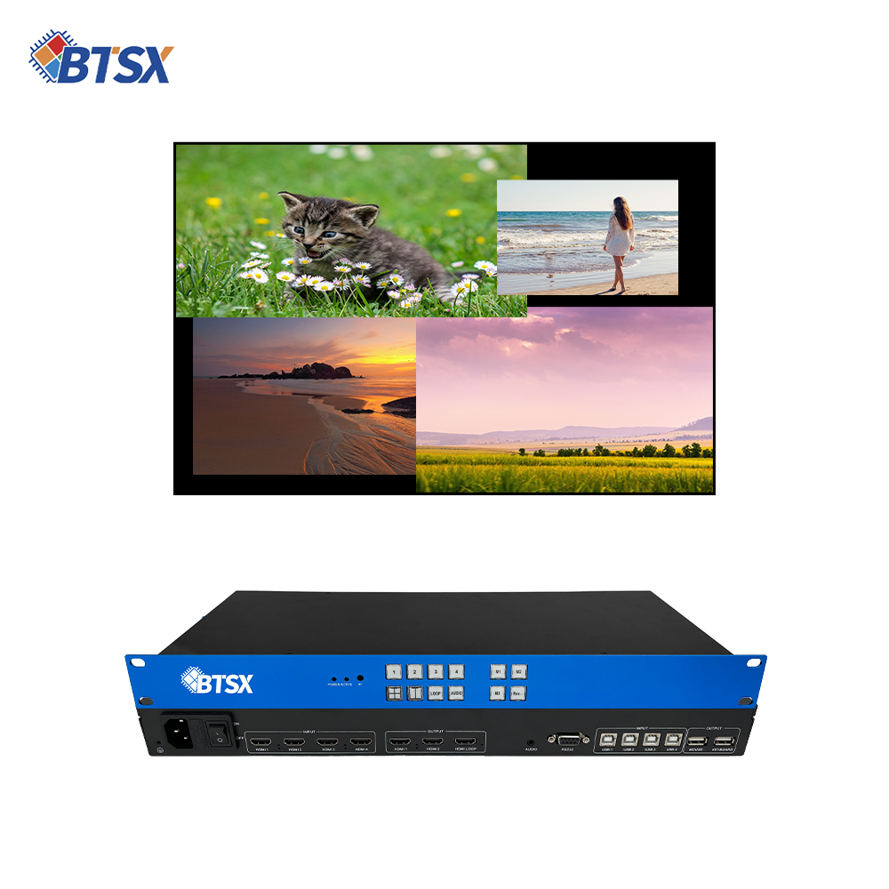 China Martix 4in 3out Multi-Viewer 4K60 Resolution For Digital Signage on sale