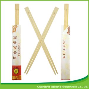24cm Japanese Sushi Chopsticks Bamboo Twins Eco Friendly Customized