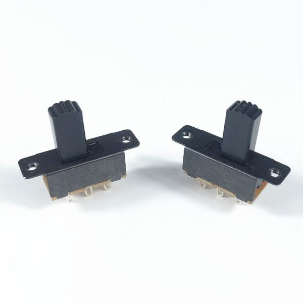 Quality Slide Switch,2P2T 6 Terminals Vertical Sliding Switch ,Long Hand Interruptor On-Off Push Tact Switch,Micro Toggle Switch for sale
