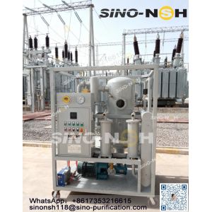 High Efficiency Vacuum Transformer Oil Filter with 600-18000L/H Flow Rate and 5