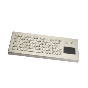 IP68 Rugged Industrial Metal Keyboard With Scroll Function Sealed Touchpad