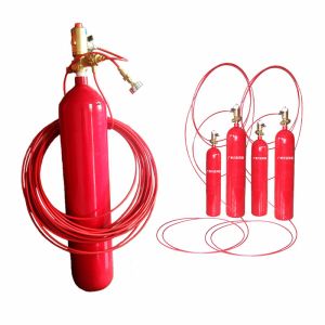 CO2 Automatic Fire Detection Tube With Red Cylinder Color Aluminum Alloy