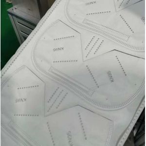 Fast Mask Production Line / Medical Dust N95 Face Mask Making Machine