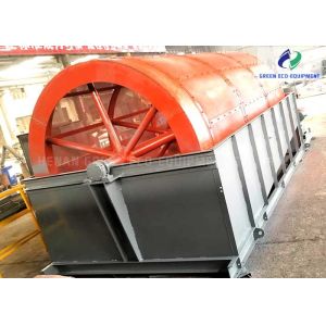 China Carbon Steel Trommel Screen Machine Sawdust Cylinder Shaker 16r/Min on sale