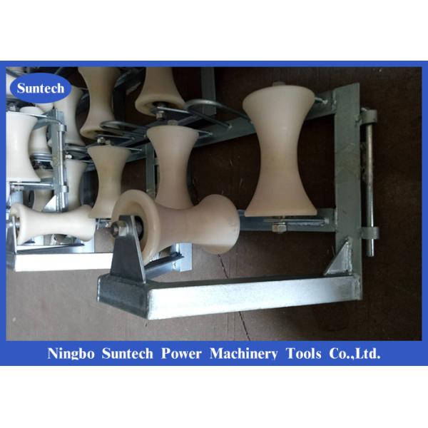 Heavy Duty Galvanized Triple Corner Small Cable Roller 10KN