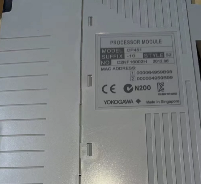 Yokogawa CP451-10 CPU Processor Module For CENTUM VP Systems Processor