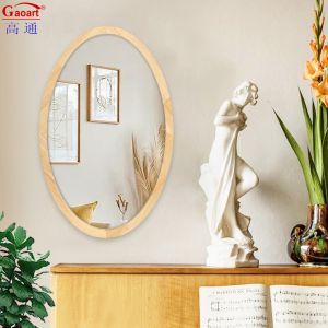 Wholesale Customized Size Glass Mirror Rustic Antique Floral Full Length Decor Wooden Frame Stand from china suppliers