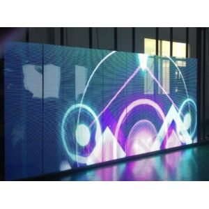 P3.91mm SMD1921 Transparent Led Display Panel Glass Curtain Wall 500*1000mm