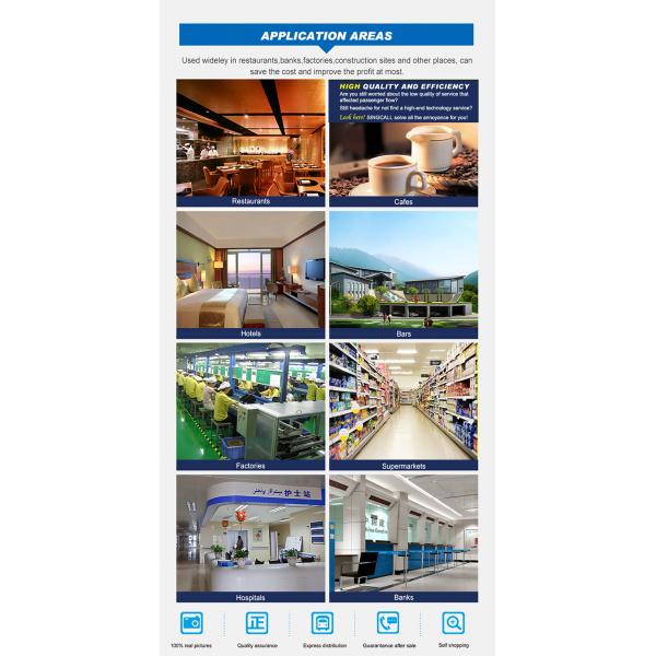 Fully waterproof wireless restaurant waiter calling system