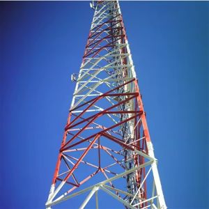 Microwave Antenna Mast And Communication Antenna Tower 15 -120 M