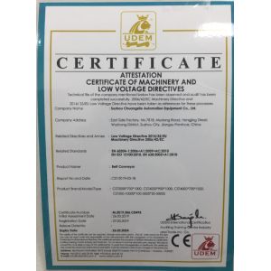 Suzhou Chuangsite Automation Equipment Co., LTD Certifications