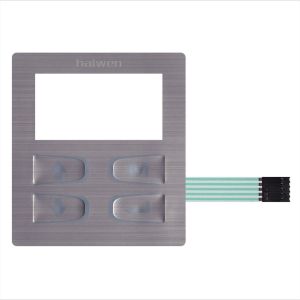 Silver Paste Membrane Keypad Dome Switch Excellent Wearability With LED