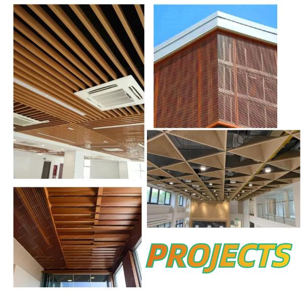 3D Double Side L Wooden Aluminum Composite Panel Olive Wood Aluminium Acp Board