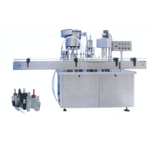 Vial Liquid Filling Machine , Bottle Liquid Filling And Capping Machine