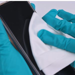 Continuous Filament Polyester Knit Wipes Pre Wetted 100% Polyester Cleanroom