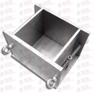 Steel Cube Moulds 1 Gang Concrete Testing Equipment