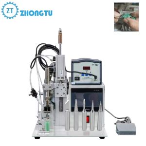 China Semi-automatic Electronic Components LCD Welding Machine with Conical Tip Shape Detachable Soldering Iron on sale China Semi-automatic Electronic Components LCD Welding Machine with Conical Tip Shape Detachable Soldering Iron on sale