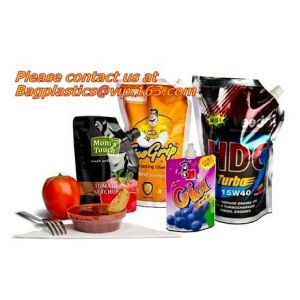 Spouted flexible foldable water bag with carabiner for running, flexible